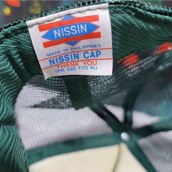 Vintage Green and‎ Gold SM Hat Snap Back #H27 - Picture 3 of 3